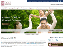 Tablet Screenshot of cchphealthplan.com